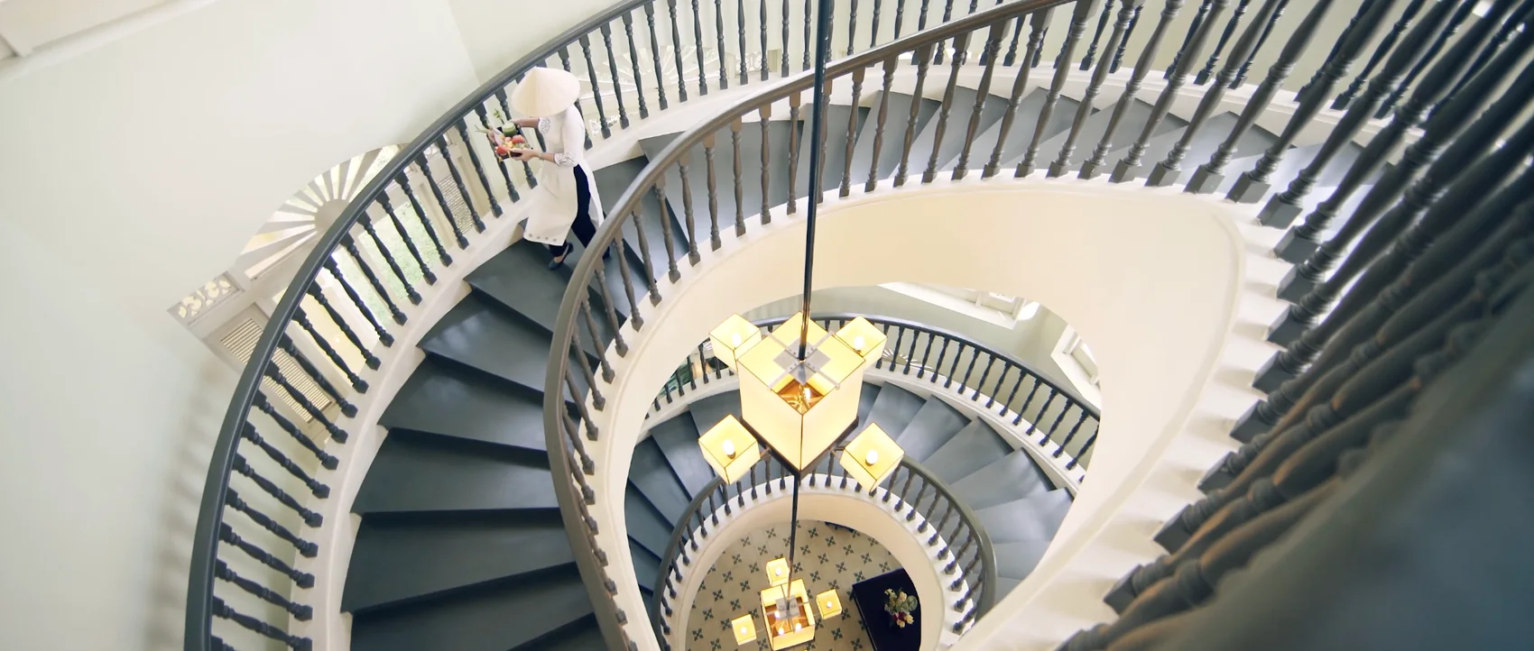 Hotel staircase